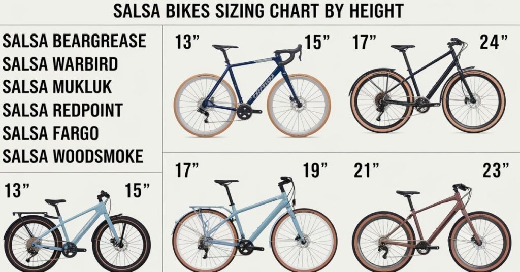 Salsa bike size sale